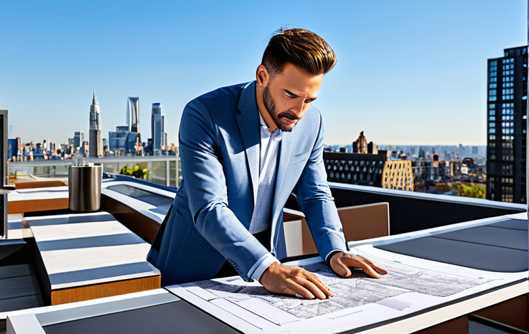 **

"A professional architect, fully clothed in a modern, stylish outfit, reviewing blueprints on a sunny rooftop terrace overlooking a vibrant city skyline, appropriate attire, safe for work, perfect anatomy, natural proportions, architectural photography, high quality, family-friendly."

**